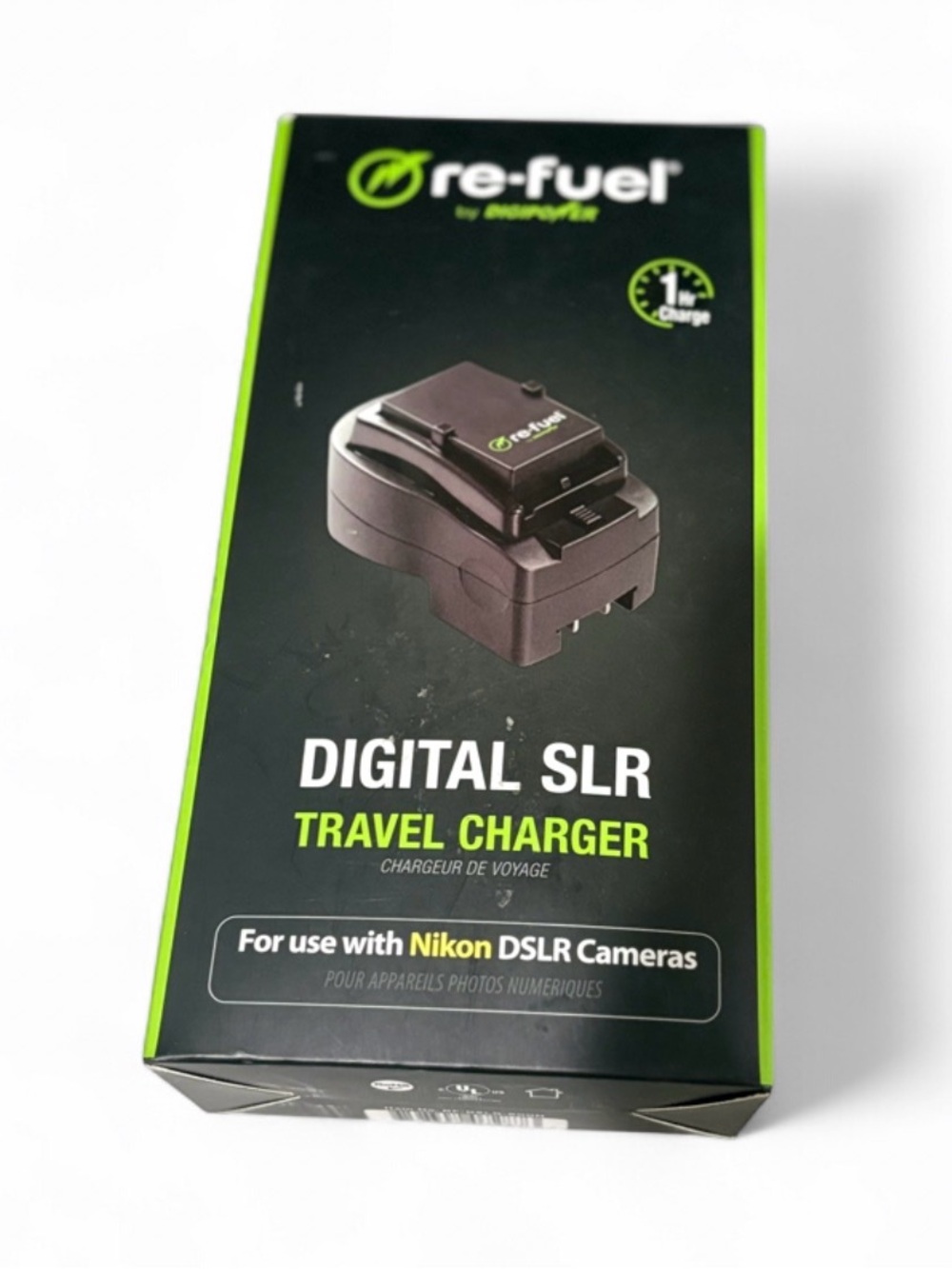 New in box re-fuel Digital SLR Travel Charger for Nikon - Black